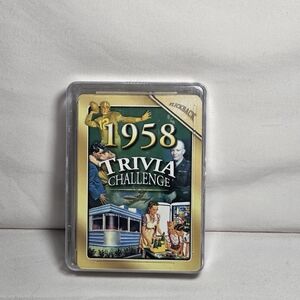 Flickback 1958 Trivia Challenge Card Game - Complete New Set